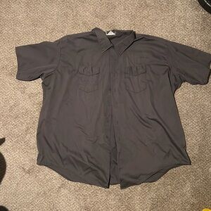 Men’s grey Shirt Sleeve button down